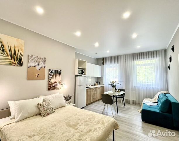 

Квартира-студия, 40 м², 2 кровати