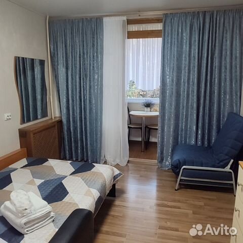 

Квартира-студия, 18 м², 2 кровати