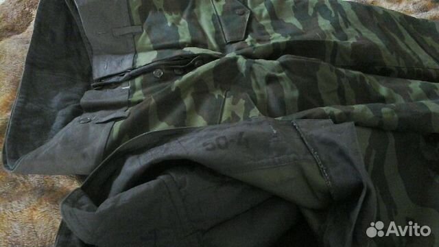 Комуфлированные зимние штаны
