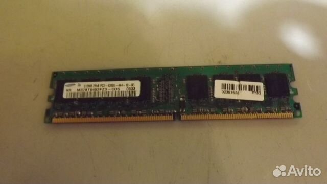 Оперативная память ddr2 512mb SAMSUNG 2rx8-4200u-4