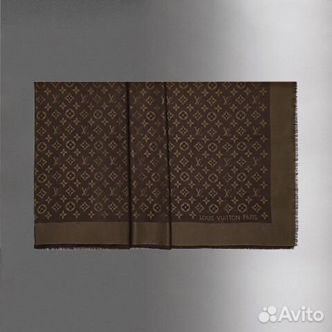 Шаль Louis Vuitton monogram с люрексом арт.133-6