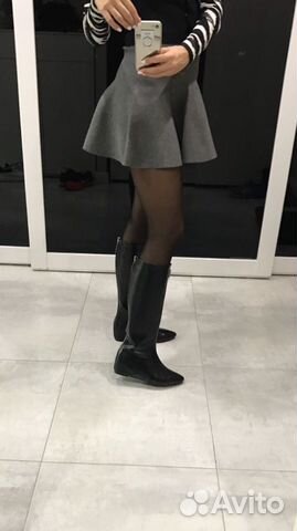 Сапоги новые кожаные