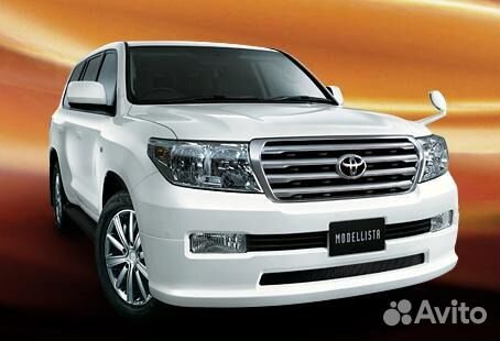 Накладка переднего бампера Toyota Land Cruiser 200