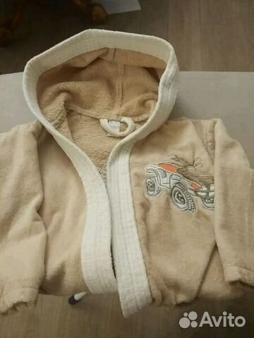 Халат махровый для мальчика 2-4 лет Халат махровый для мальчика 2-4 лет