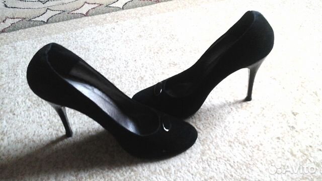 Туфли замшевые на каблуках Туфли замшевые на каблуках