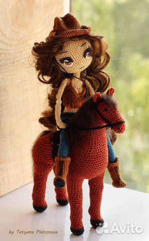 Игрушки. Вязаная кукла Джессика Игрушки. Вязаная кукла Джессика