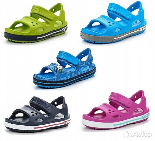 Сандалии на липучке Crocs Crocband 2.5 21 - 35 р Сандалии на липучке Crocs Crocband 2.5 21 - 35 р