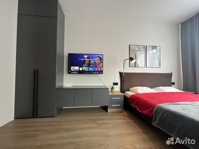 

Квартира-студия, 33 м², 3 кровати