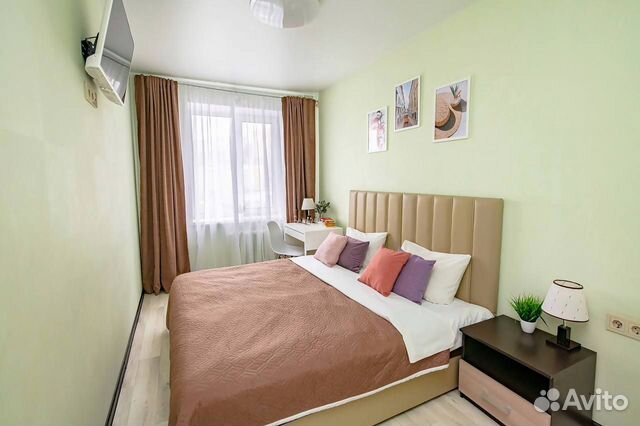 

2-к. квартира, 45 м², 2 кровати