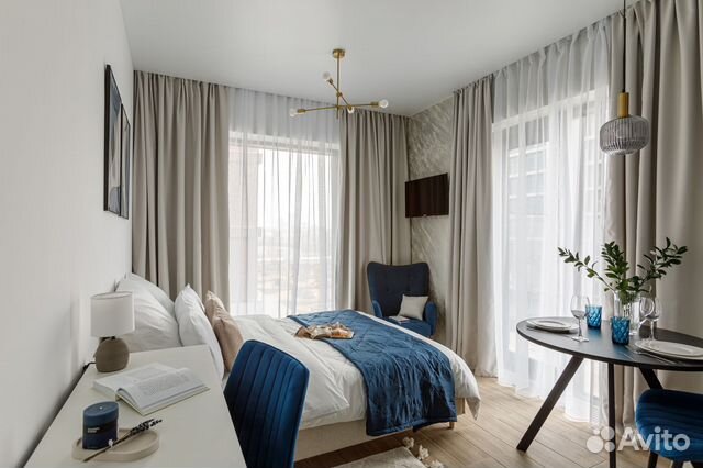 

Квартира-студия, 22 м², 1 кровать