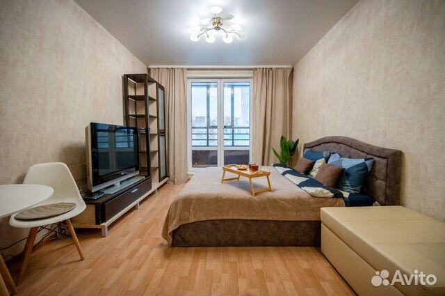 

Квартира-студия, 29 м², 2 кровати