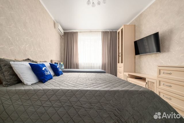 

1-к. квартира, 45 м², 3 кровати