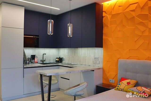 

Квартира-студия, 39 м², 2 кровати