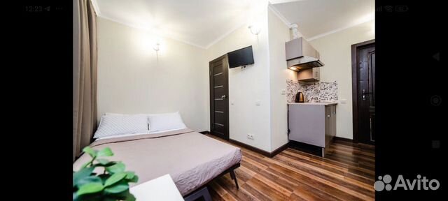 

Квартира-студия, 15 м², 2 кровати