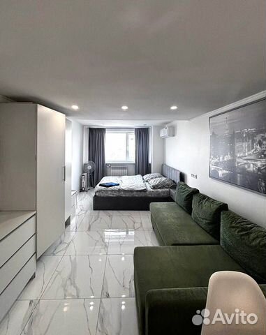 

Квартира-студия, 45 м², 2 кровати