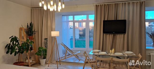 

Квартира-студия, 42 м², 2 кровати