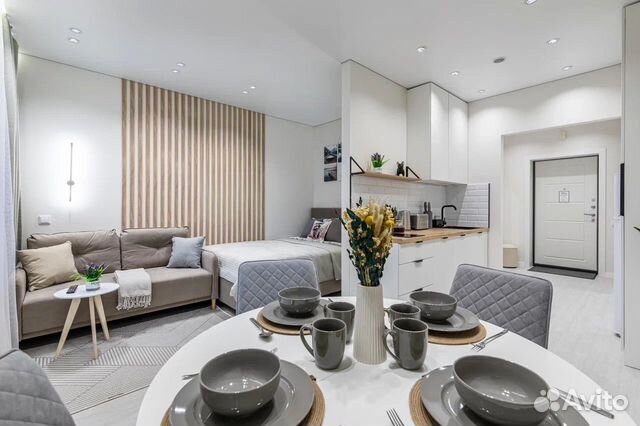 

Квартира-студия, 35,2 м², 2 кровати