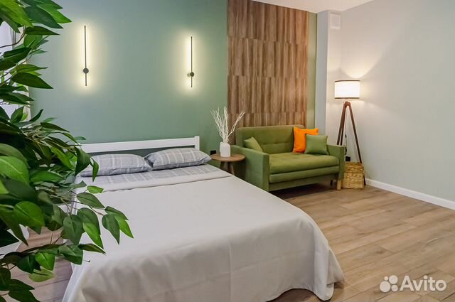 

1-к. квартира, 30 м², 2 кровати