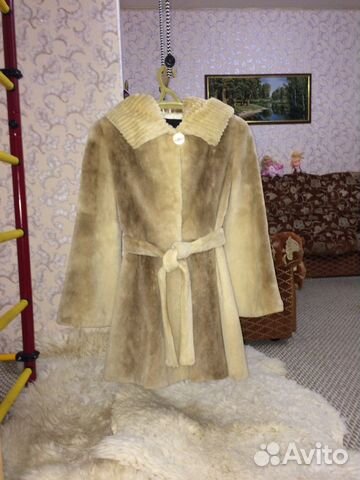 Шуба из стриженного бобра