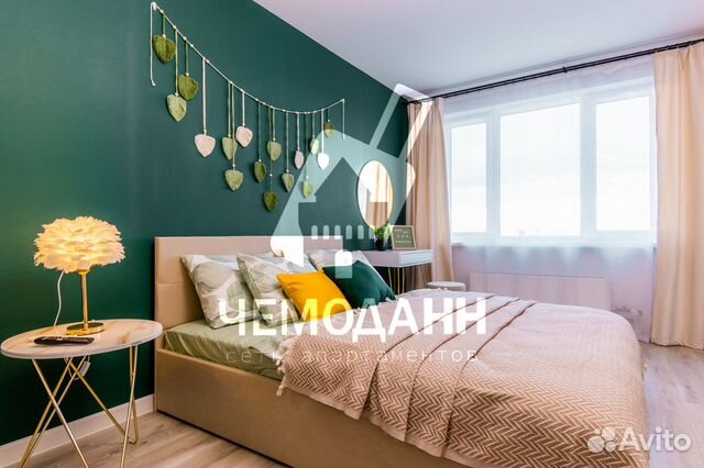 

1-к. квартира, 38 м², 2 кровати