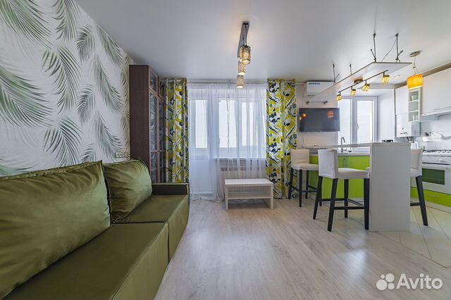 

Квартира-студия, 34 м², 2 кровати