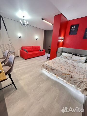 

Квартира-студия, 28 м², 2 кровати