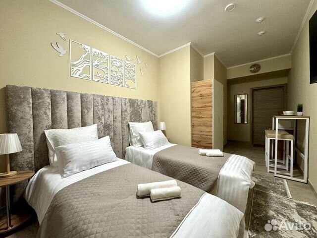 

1-к. квартира в апарт-отеле, 25 м², 2 кровати