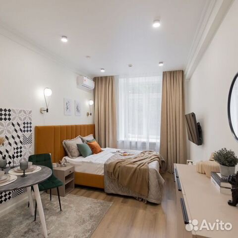 

Квартира-студия, 24,2 м², 2 кровати
