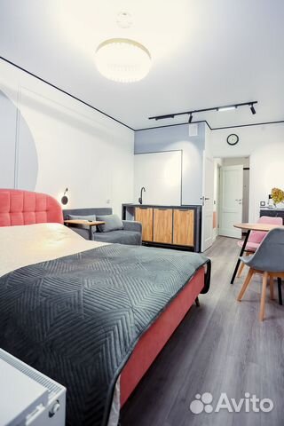 

Квартира-студия, 25 м², 2 кровати