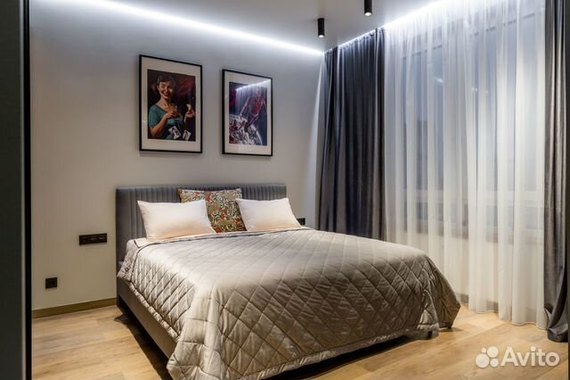 

Квартира-студия, 44 м², 2 кровати