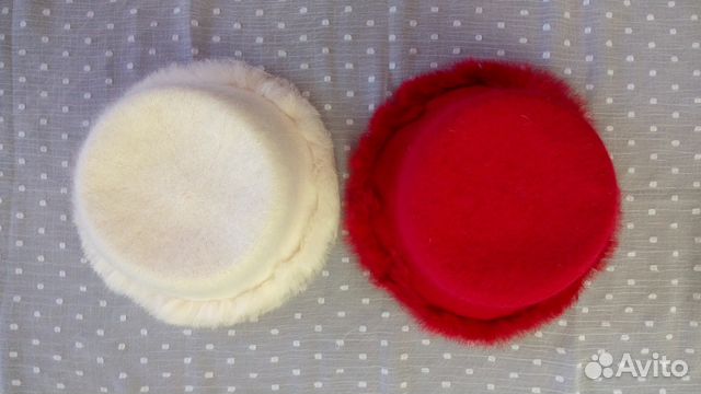 Шляпа из ангоры с лебяжьим пухом