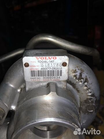 Турбина Volvo 2.5T XC90 XC70 S60 210 л.с Турбина Volvo 2.5T XC90 XC70 S60 210 л.с