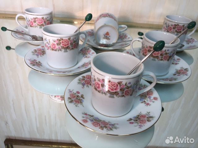 Чашка +блюдце+ ложка СССР Китай лодка посеребрение Чашка +блюдце+ ложка СССР Китай лодка посеребрение