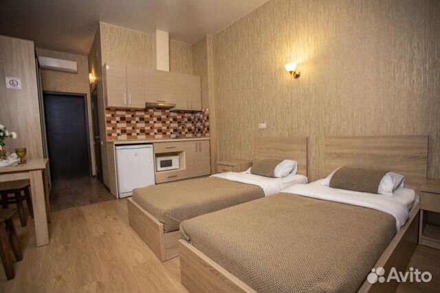 

Квартира-студия в апарт-отеле, 23 м², 2 кровати