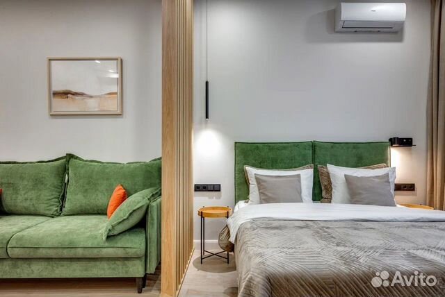

Квартира-студия, 42 м², 2 кровати