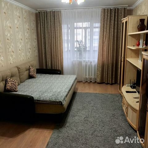 

1-к. квартира, 40 м², 2 кровати