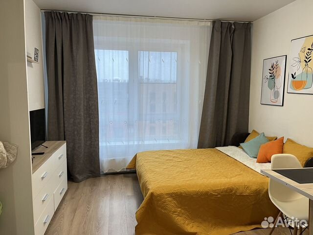 

Квартира-студия, 25 м², 1 кровать