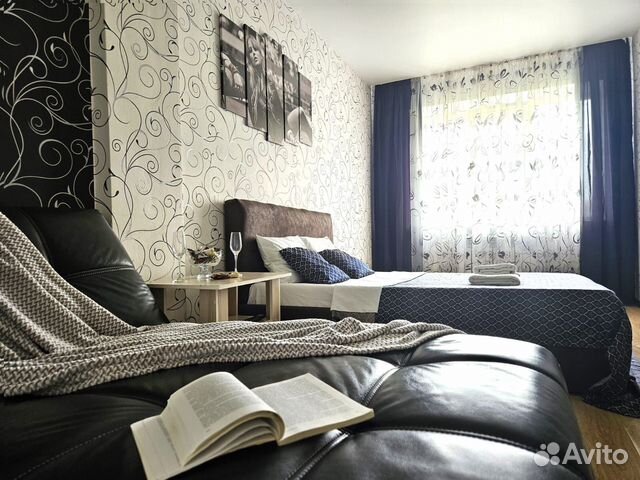 

1-к. квартира, 43 м², 2 кровати