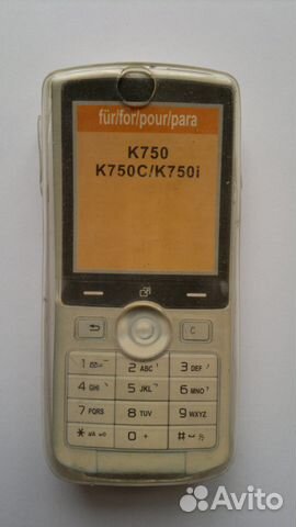 Силиконовый чехол на Sony Ericsson К750i