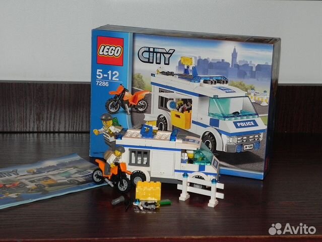 лего сити полицейская машина инструкция 7286 Конструктор lego city 7286 lego перевозка заключённых — купить в.