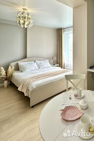 

Квартира-студия, 29 м², 2 кровати
