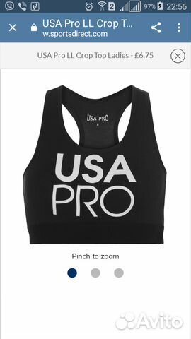 Спортивный топ Usa Pro Спортивный топ Usa Pro