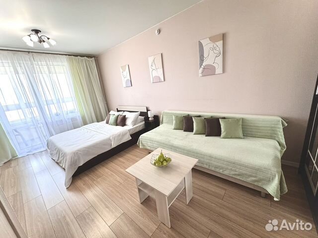 

1-к. квартира, 42 м², 2 кровати