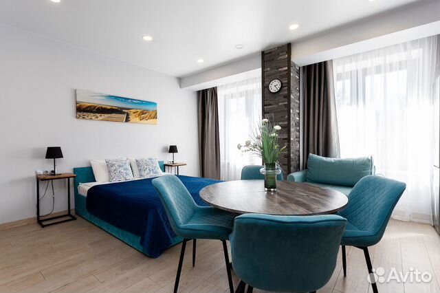 

Квартира-студия, 35 м², 2 кровати