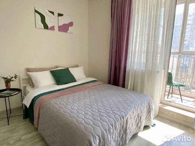 

Квартира-студия, 27 м², 2 кровати