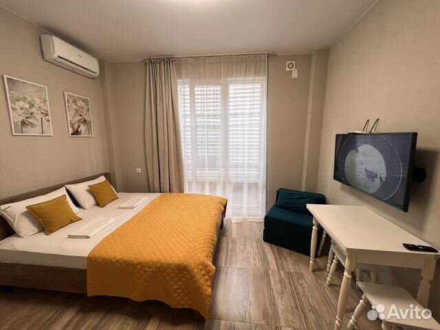 

Квартира-студия, 23 м², 2 кровати