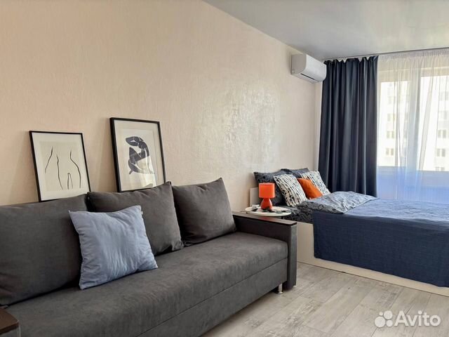 

Квартира-студия, 37 м², 2 кровати