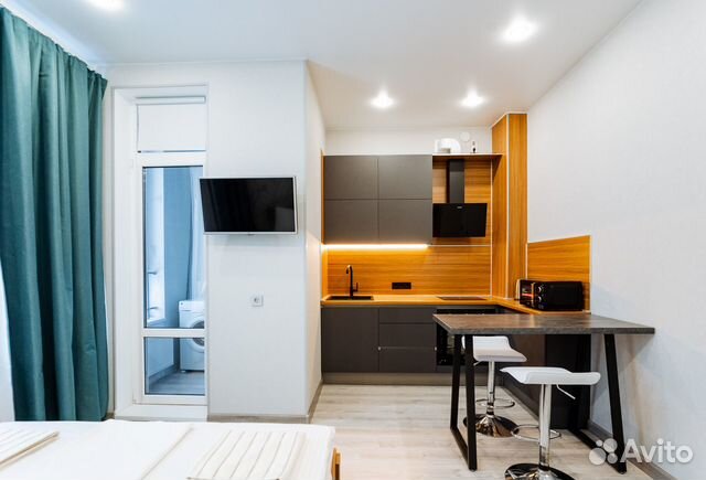 

Квартира-студия, 27 м², 2 кровати