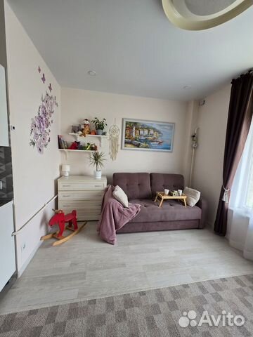 

Квартира-студия, 30 м², 2 кровати