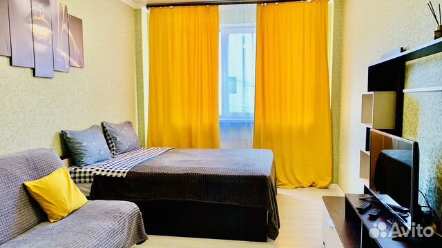 

1-к. квартира, 45 м², 2 кровати